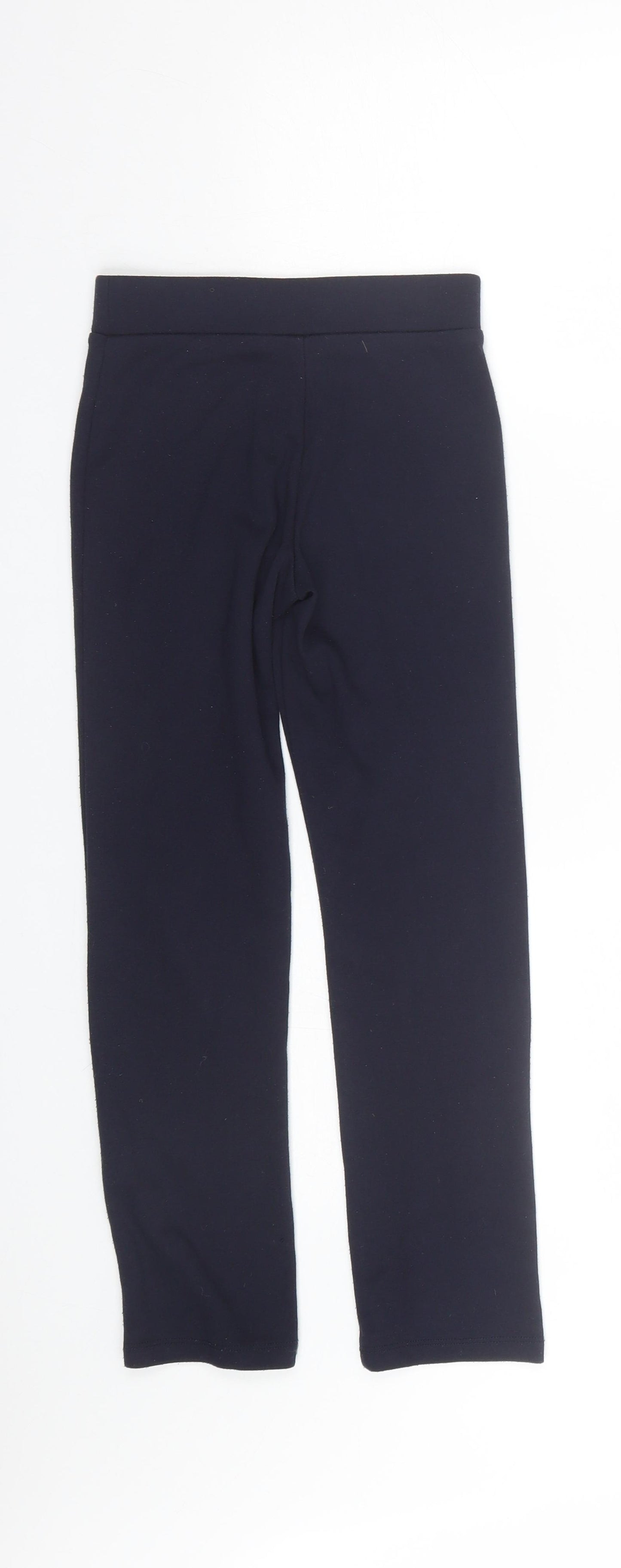 George Girls Blue   Capri Trousers Size 7-8 Years - School uniform