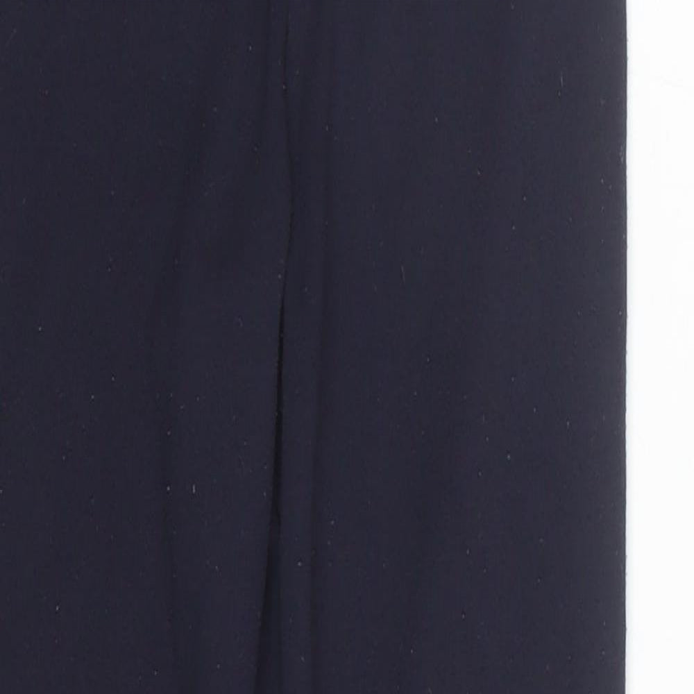 George Girls Blue   Capri Trousers Size 7-8 Years - School uniform
