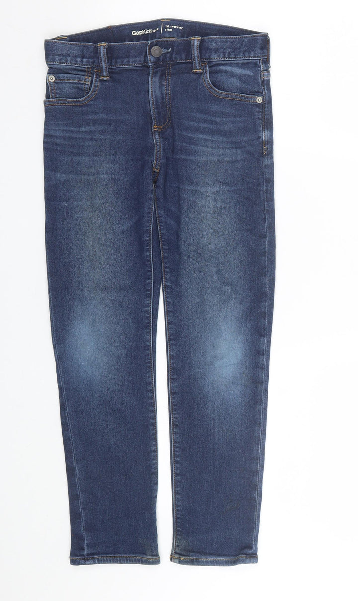 Gap Girls Blue Denim Skinny Jeans Size 10 Years