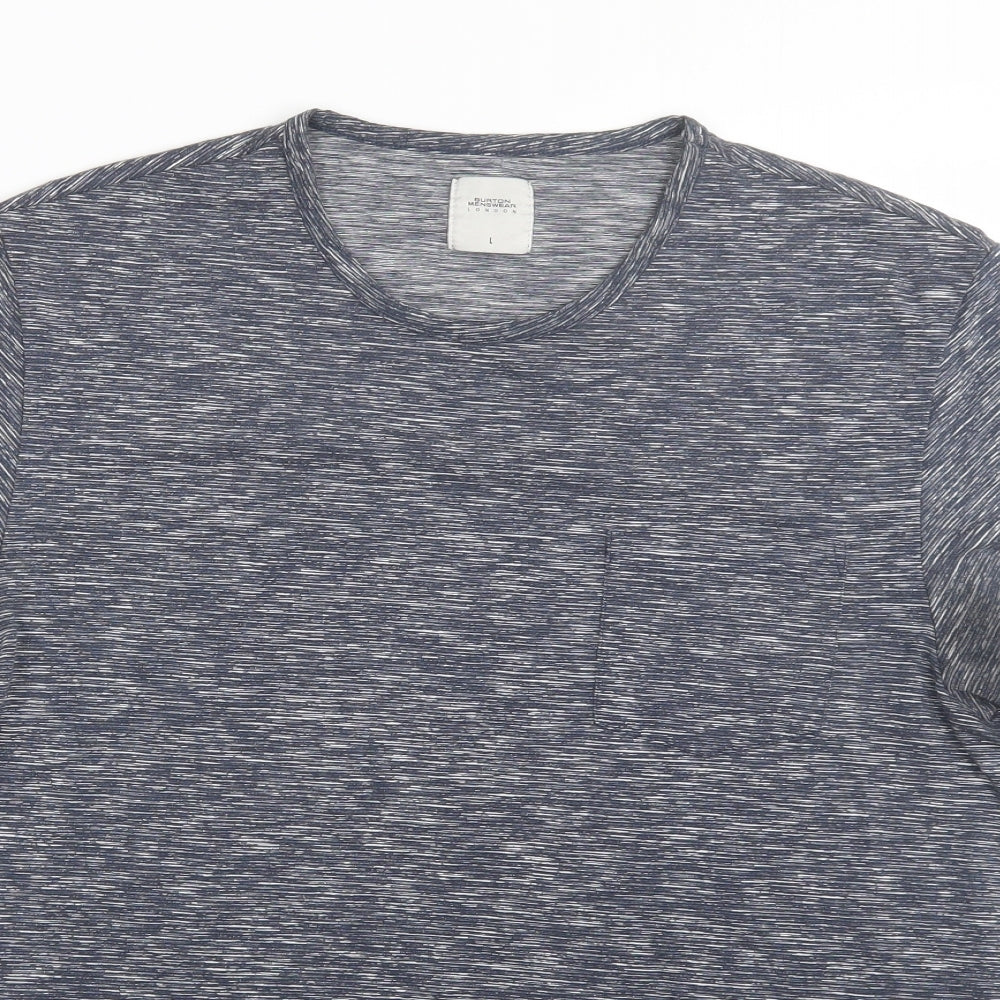 Burton Mens Blue    T-Shirt Size L