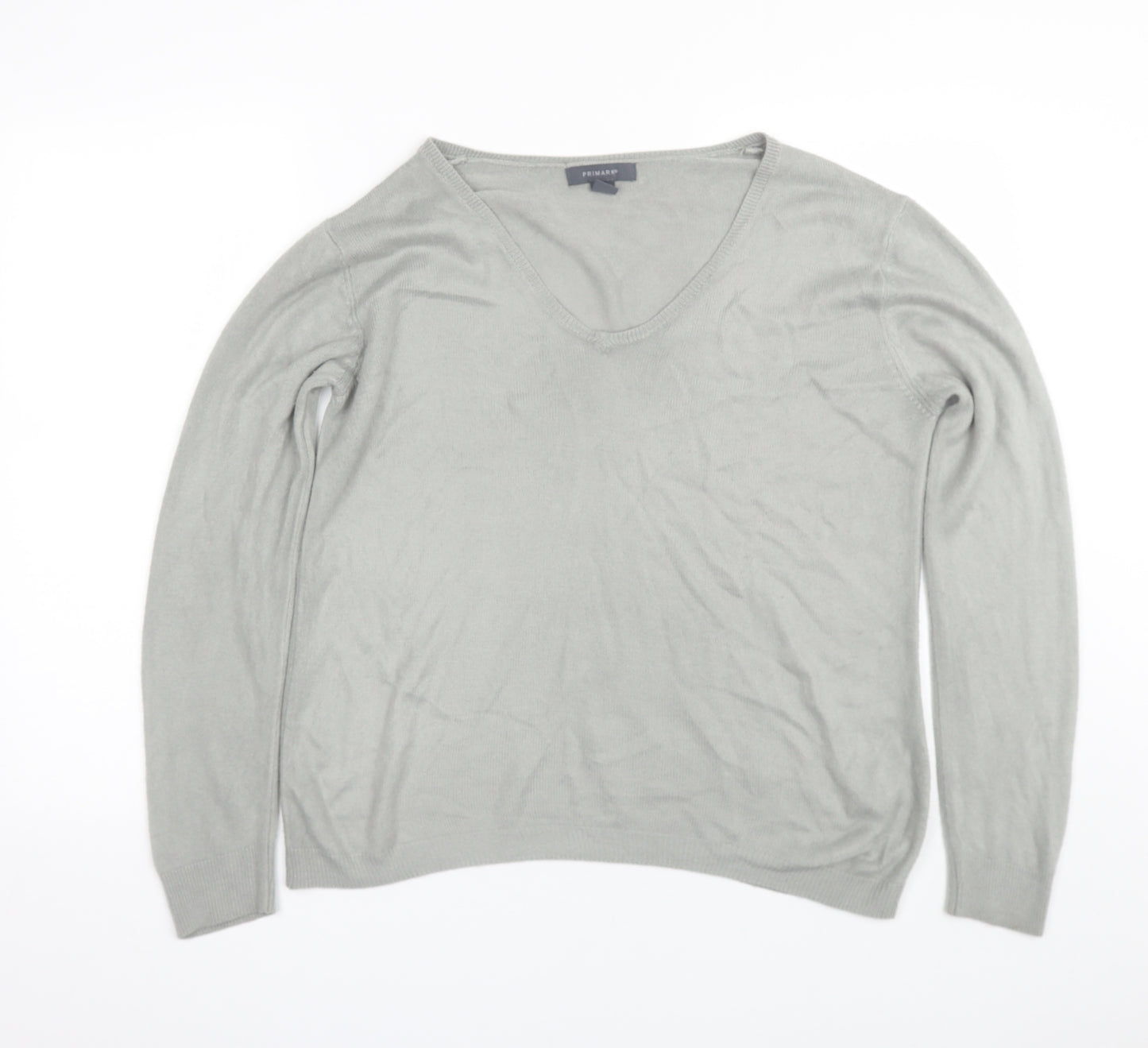 Primark Womens Grey   Pullover Jumper Size M