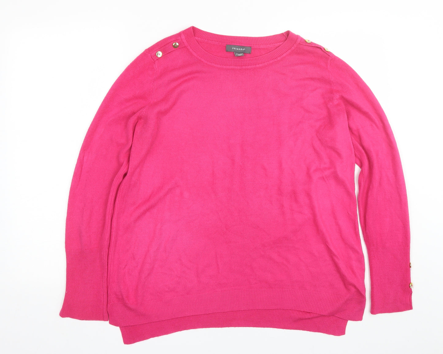 Primark Womens Pink   Pullover Jumper Size M