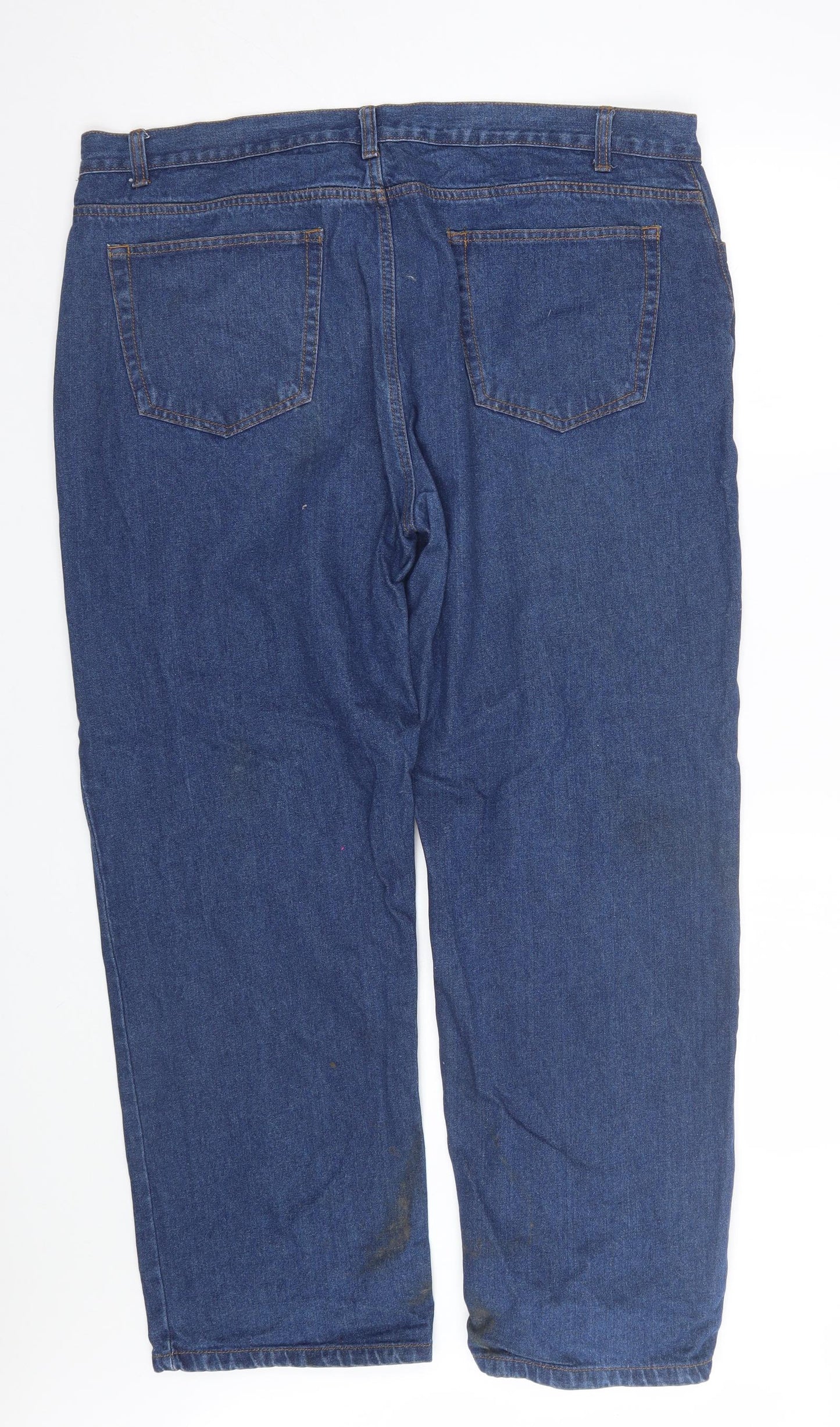 George Mens Blue  Denim Straight Jeans Size 42 L28 in