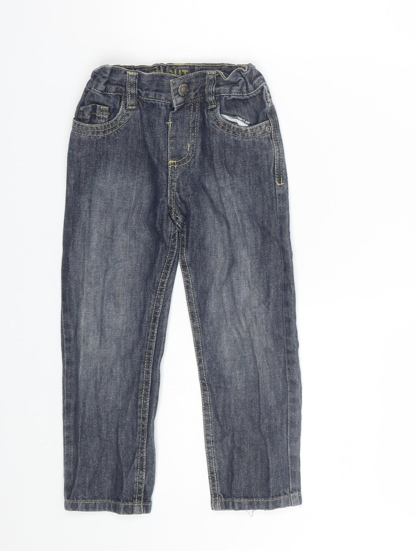 Primark Boys Blue  Denim Straight Jeans Size 3-4 Years