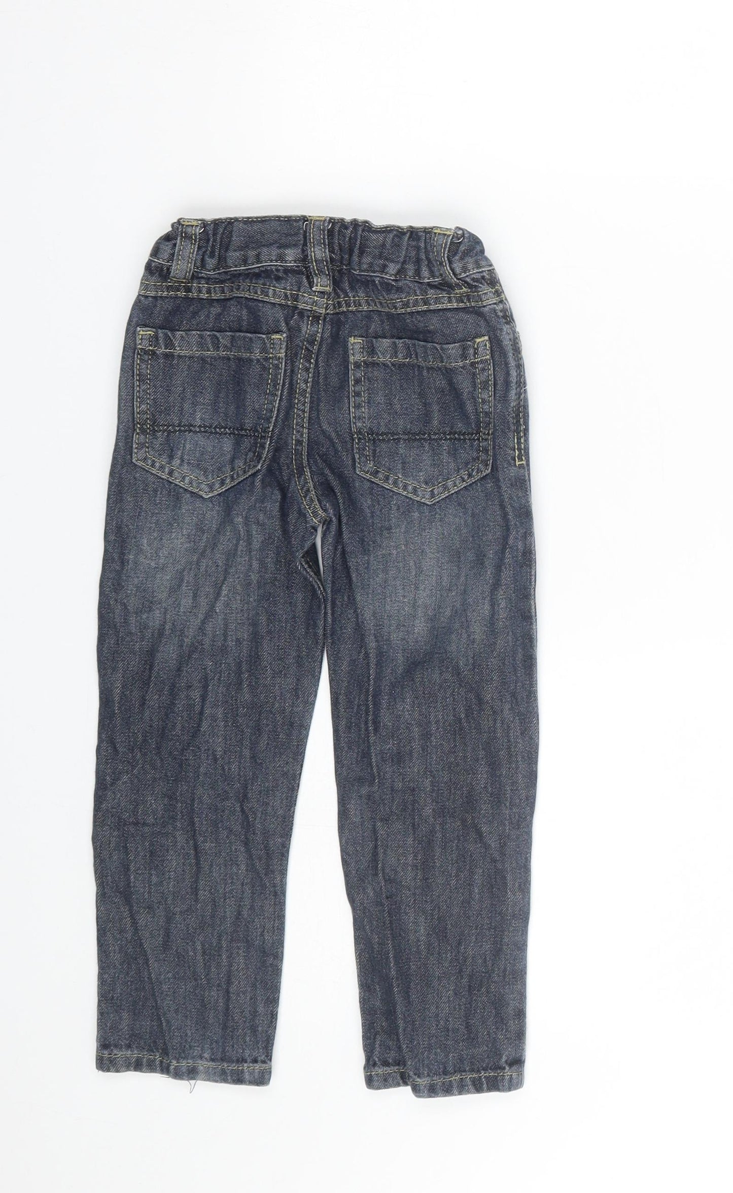 Primark Boys Blue  Denim Straight Jeans Size 3-4 Years
