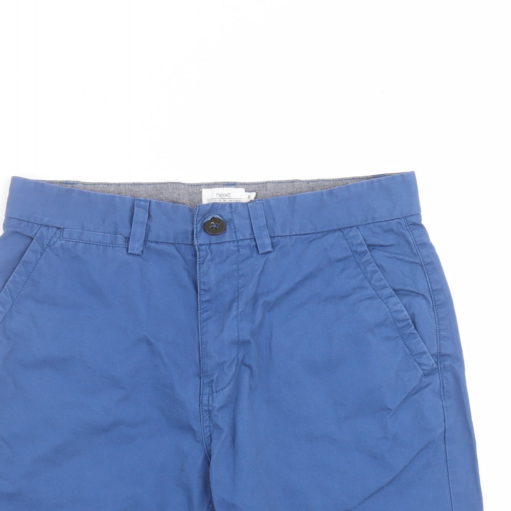 NEXT Mens Blue   Chino Shorts Size 30 in