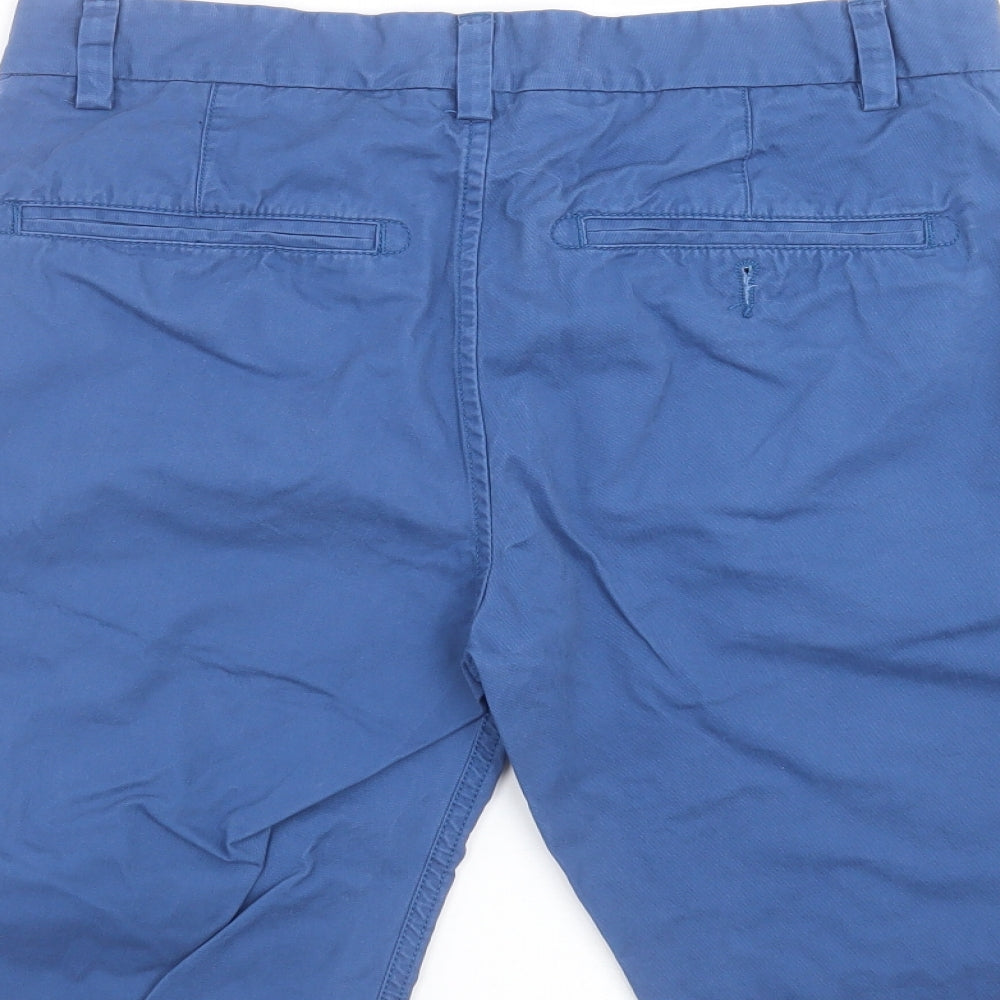 NEXT Mens Blue   Chino Shorts Size 30 in