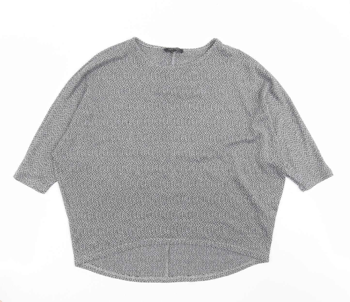 New Look Womens Grey  Knit Pullover Jumper Size M