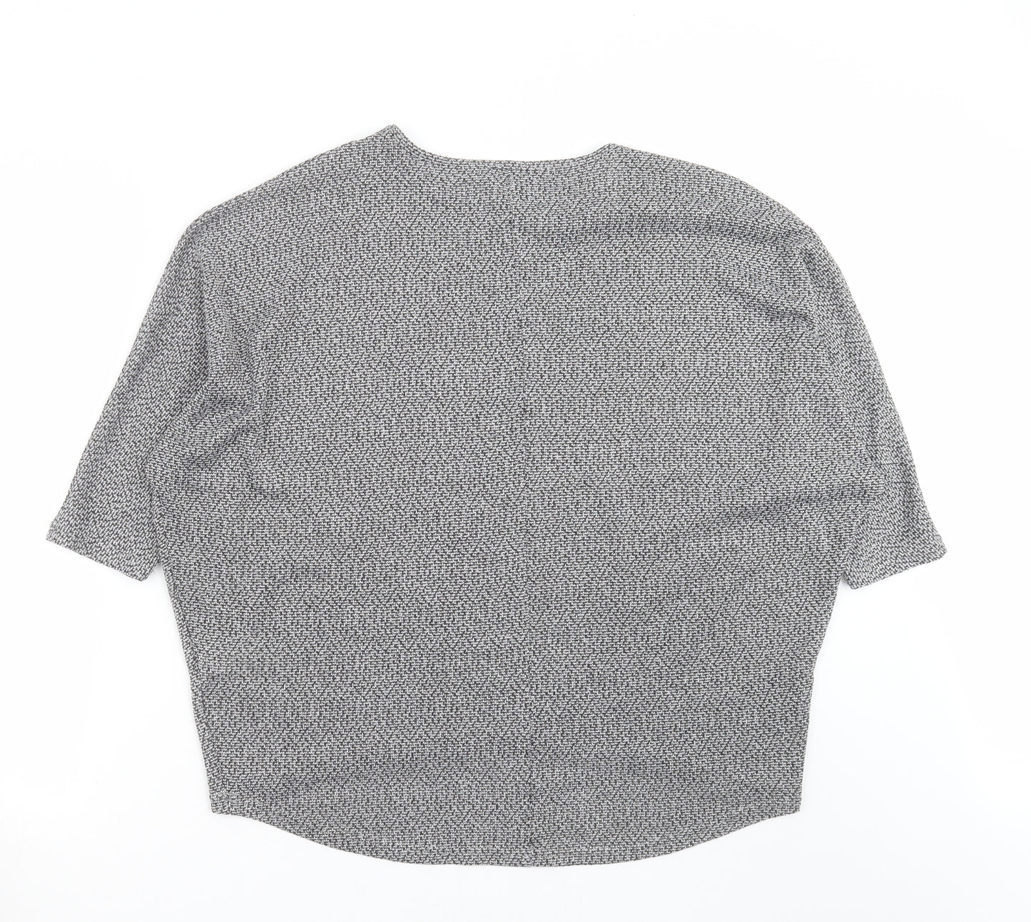 New Look Womens Grey  Knit Pullover Jumper Size M