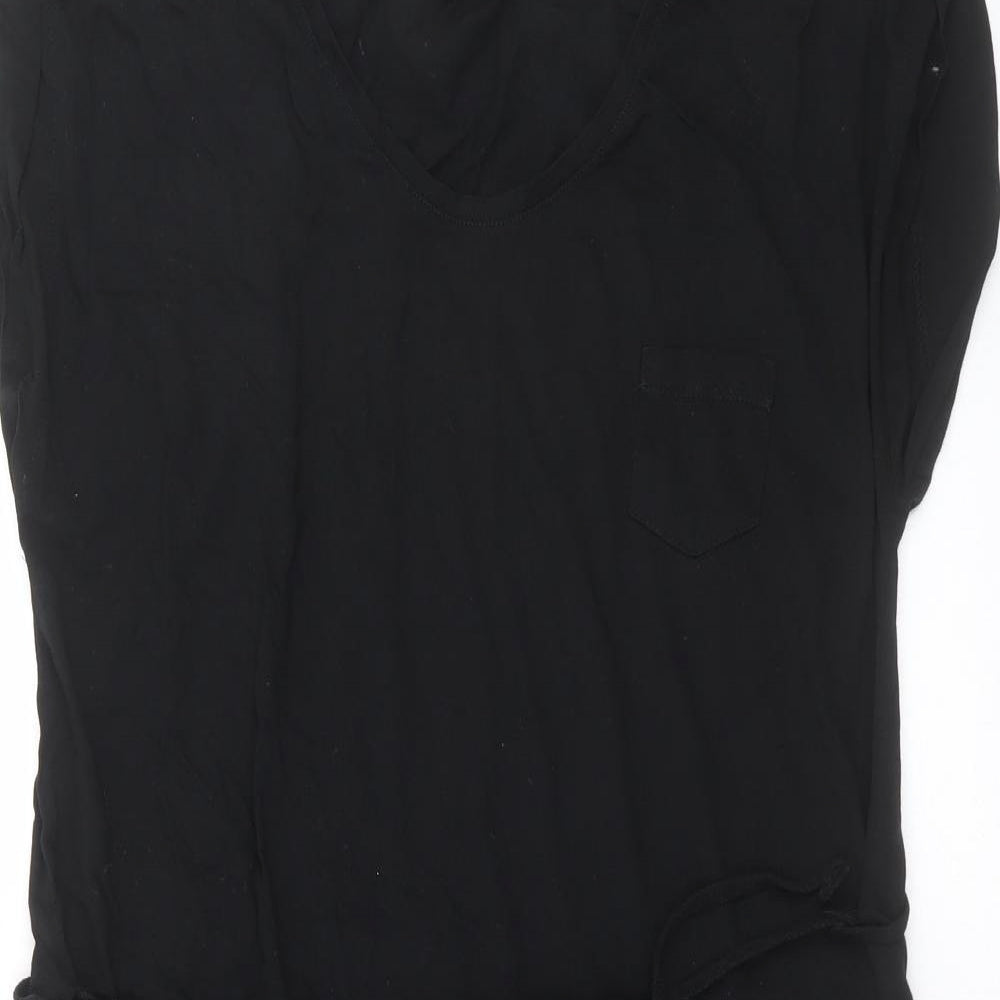 H&M Womens Black   T-Shirt Dress  Size M