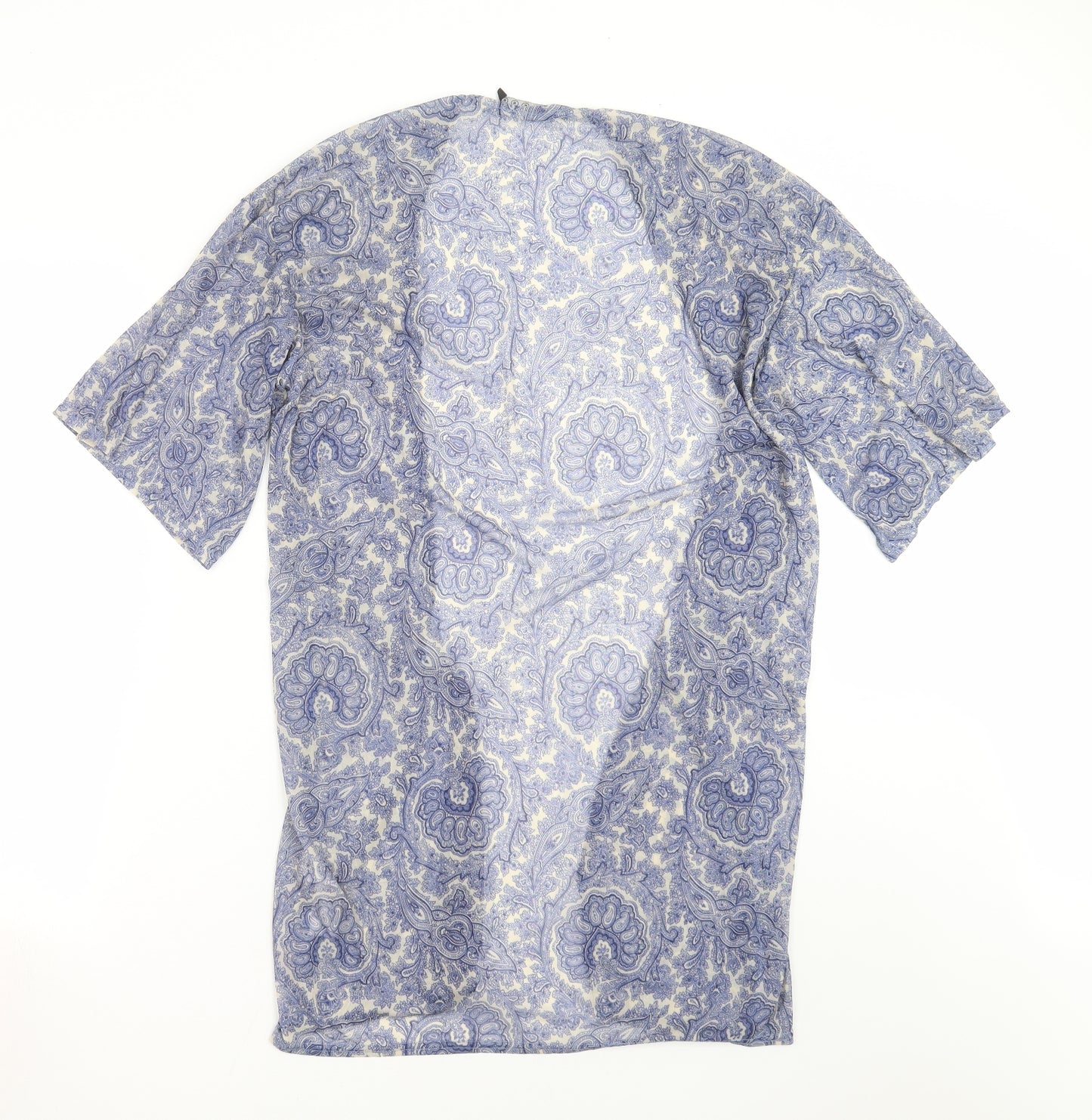 Primark Womens Blue Paisley  Cardigan Jumper Size S