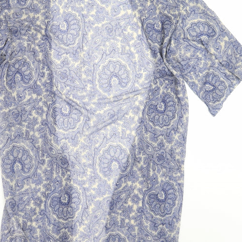 Primark Womens Blue Paisley  Cardigan Jumper Size S