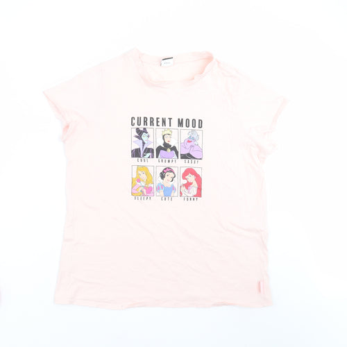 George Womens Pink   Basic T-Shirt Size 16  - disney princess