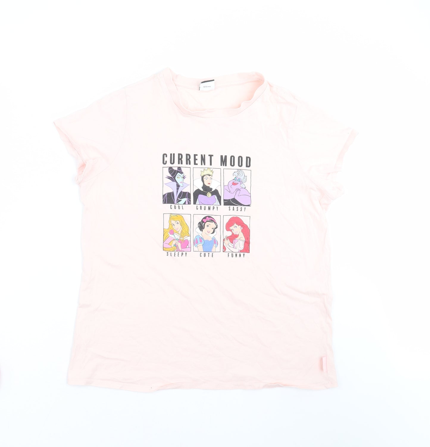 George Womens Pink   Basic T-Shirt Size 16  - disney princess