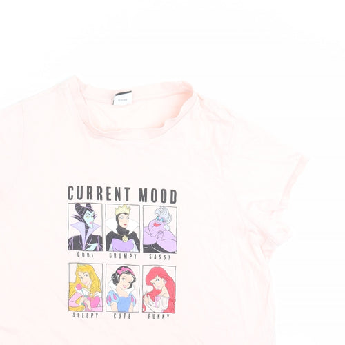 George Womens Pink   Basic T-Shirt Size 16  - disney princess