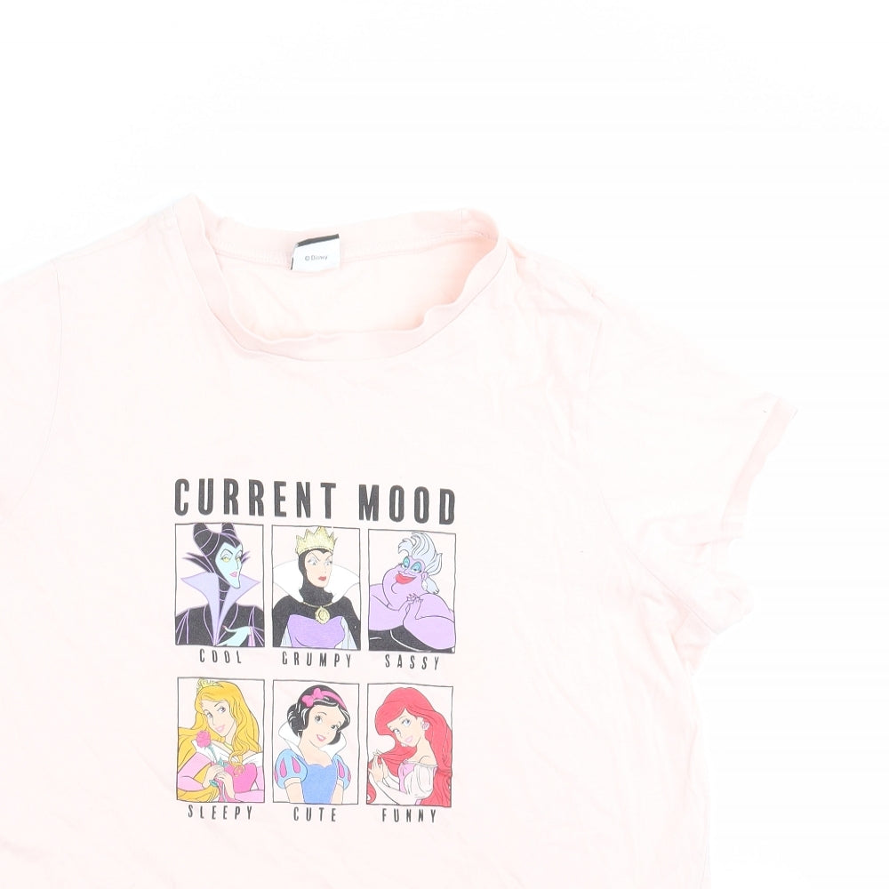 George Womens Pink   Basic T-Shirt Size 16  - disney princess