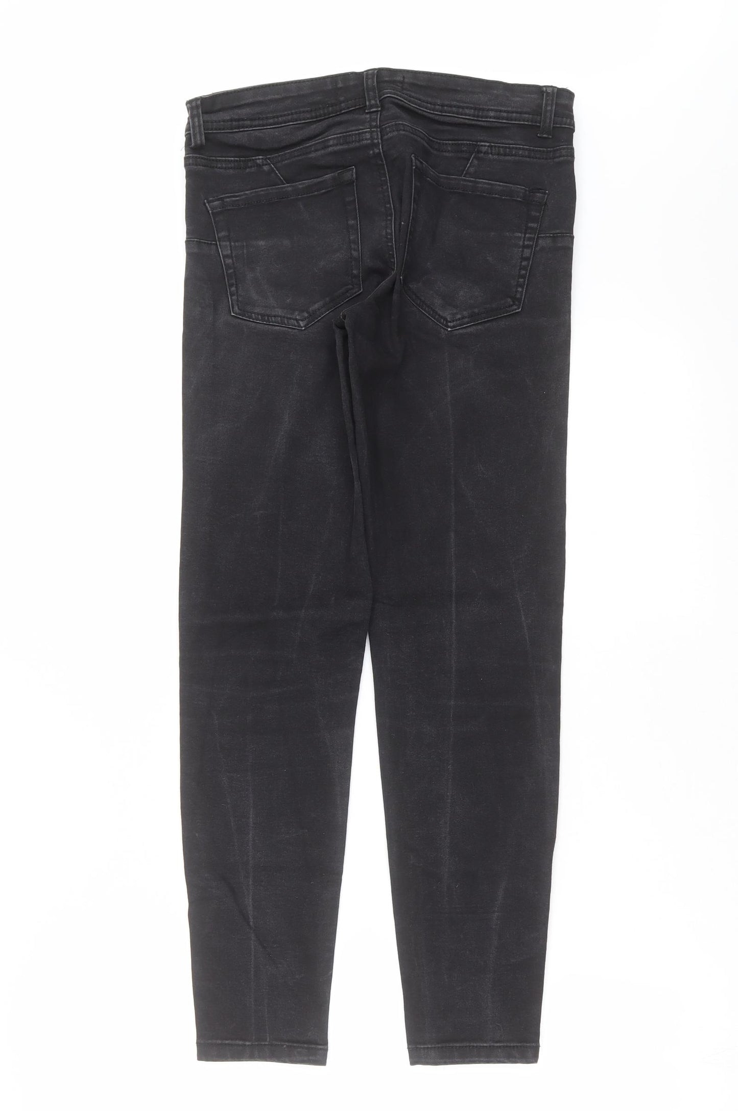 Primark Womens Grey  Denim Skinny Jeans Size 10 L27 in