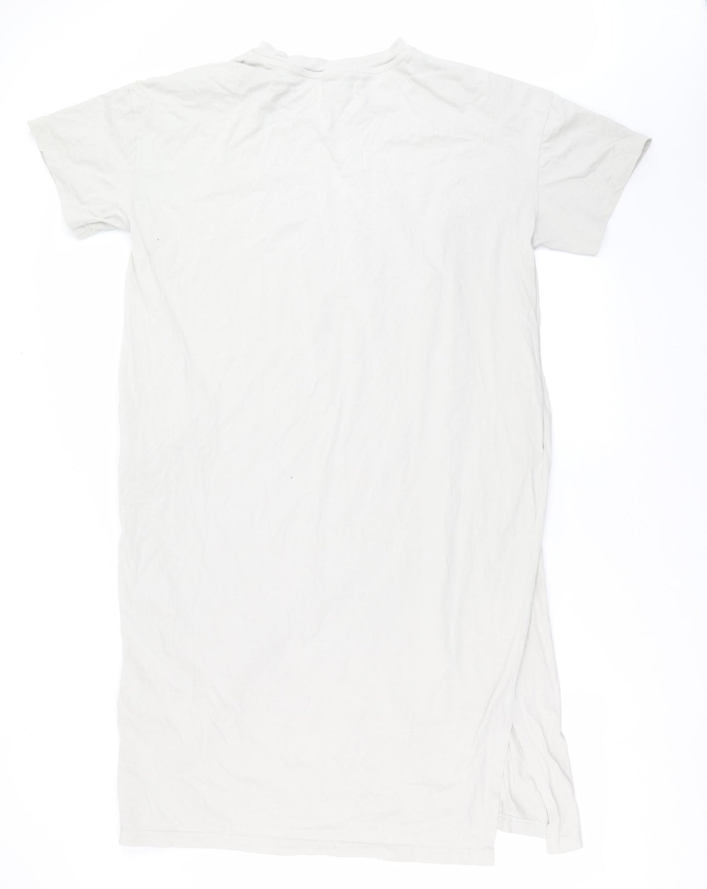 H&M Womens Grey   T-Shirt Dress  Size M