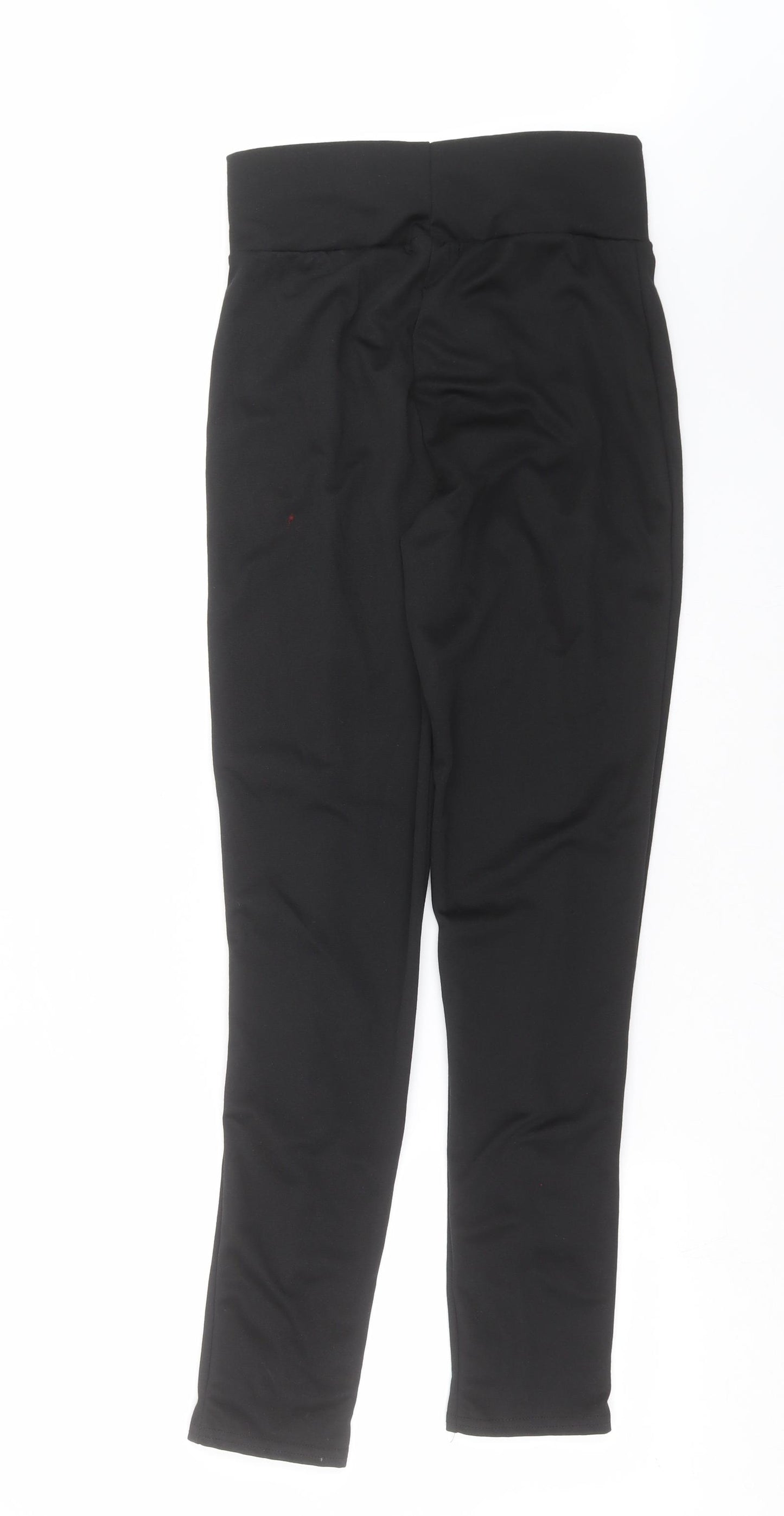 PRETTYLITTLETHING Womens Black   Trousers  Size 16 L30 in