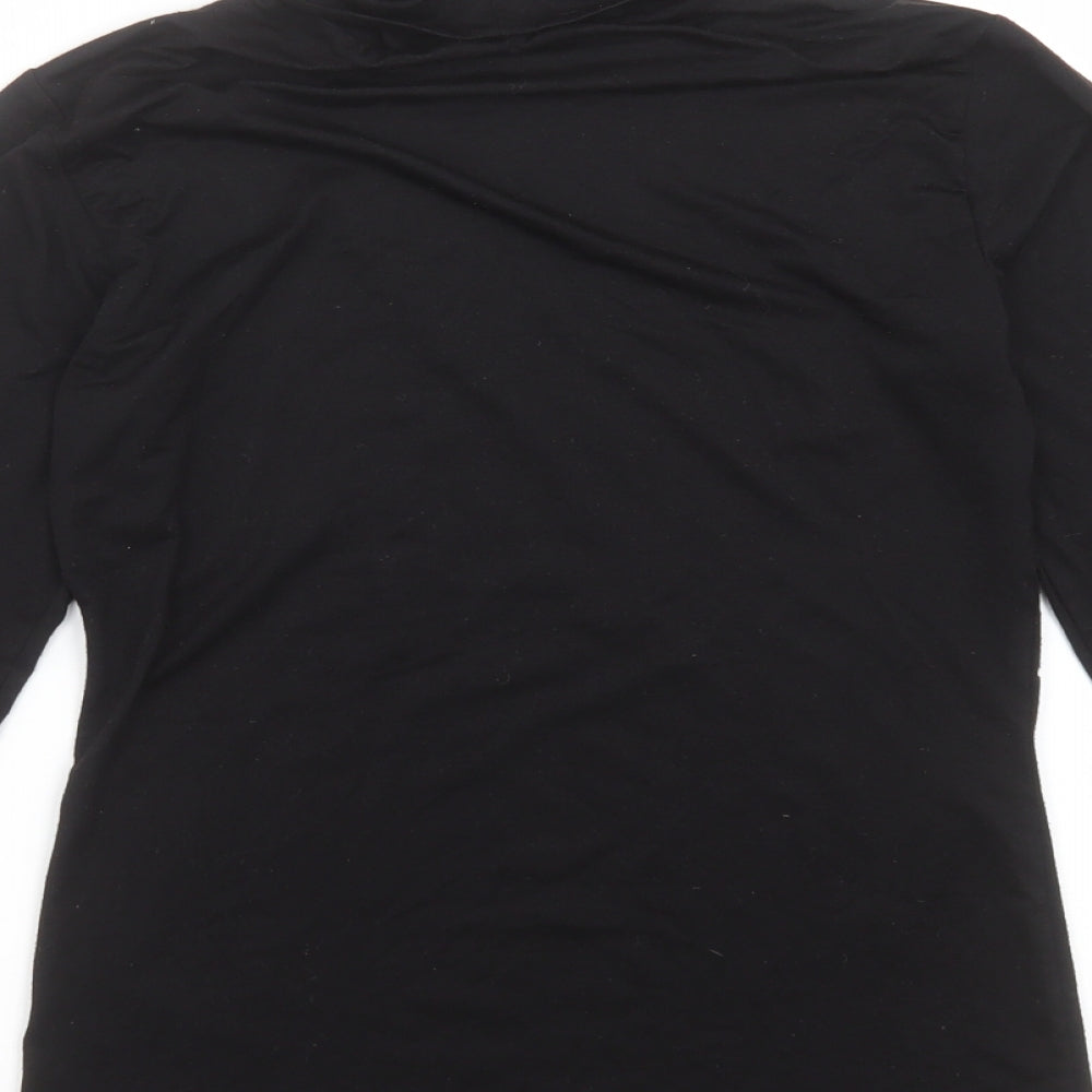 Uniqlo Womens Black   Basic T-Shirt Size S  - Heattech