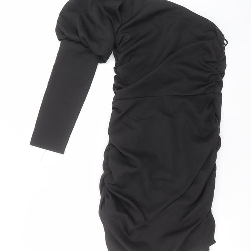 Missguided Womens Black   Shift  Size 12  - ruched