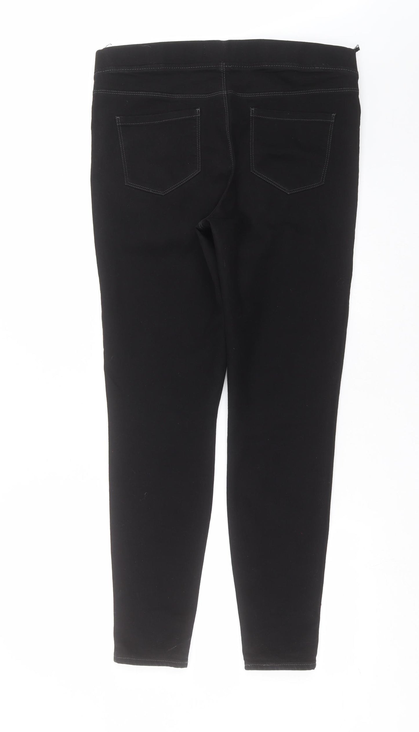 pep&co Womens Black  Denim Jegging Jeans Size 14 L29 in