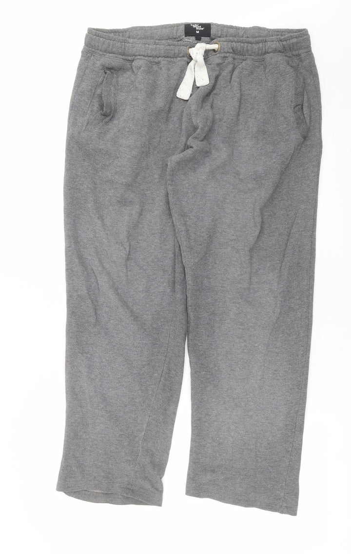 Cedar Wood State Mens Grey   Jogger Trousers Size M L28 in