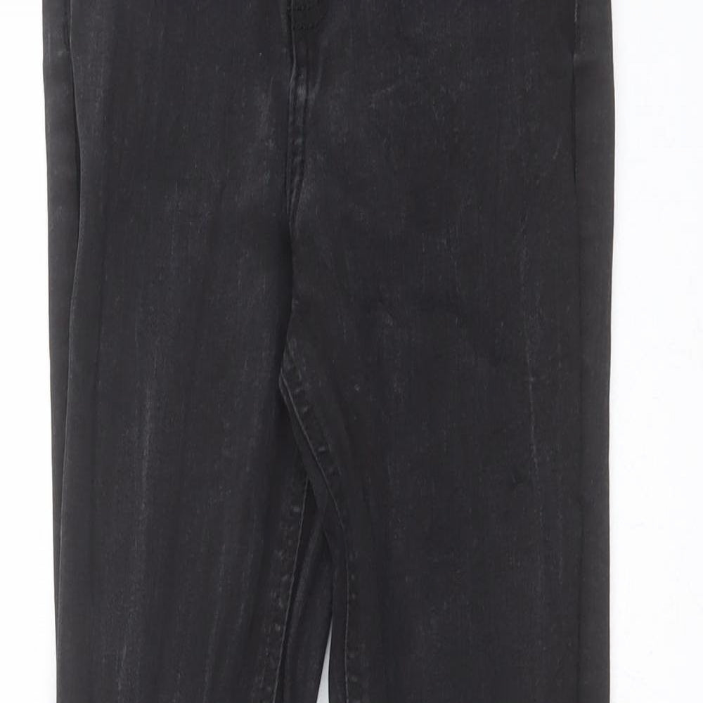 DENIM 365 Girls Black  Denim Skinny Jeans Size 12-13 Years - distressed