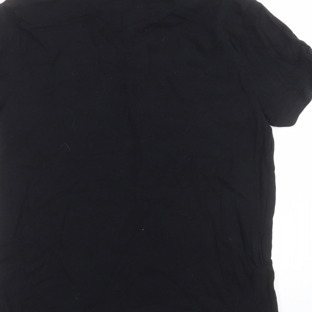 George Mens Black    Polo Size M