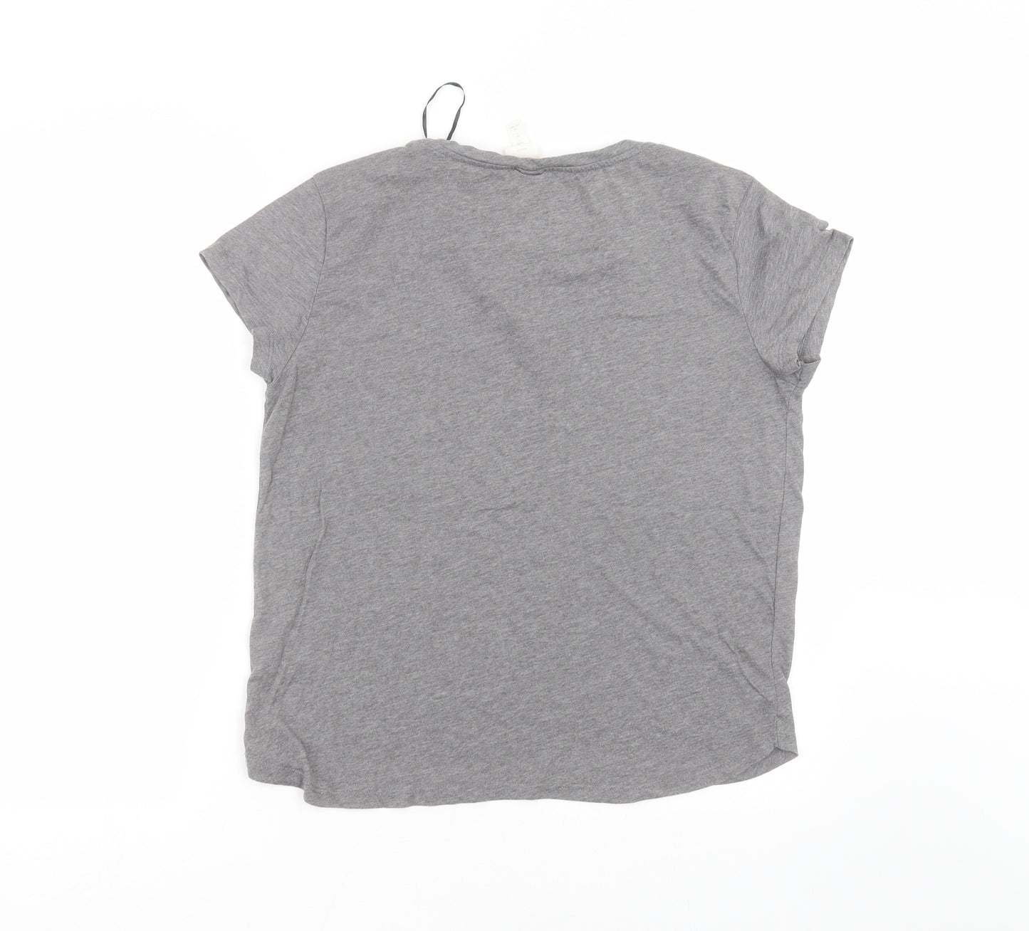 H&M Womens Grey   Basic T-Shirt Size S