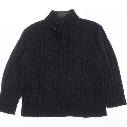 Marks and Spencer Mens Blue   Pullover Jumper Size XL
