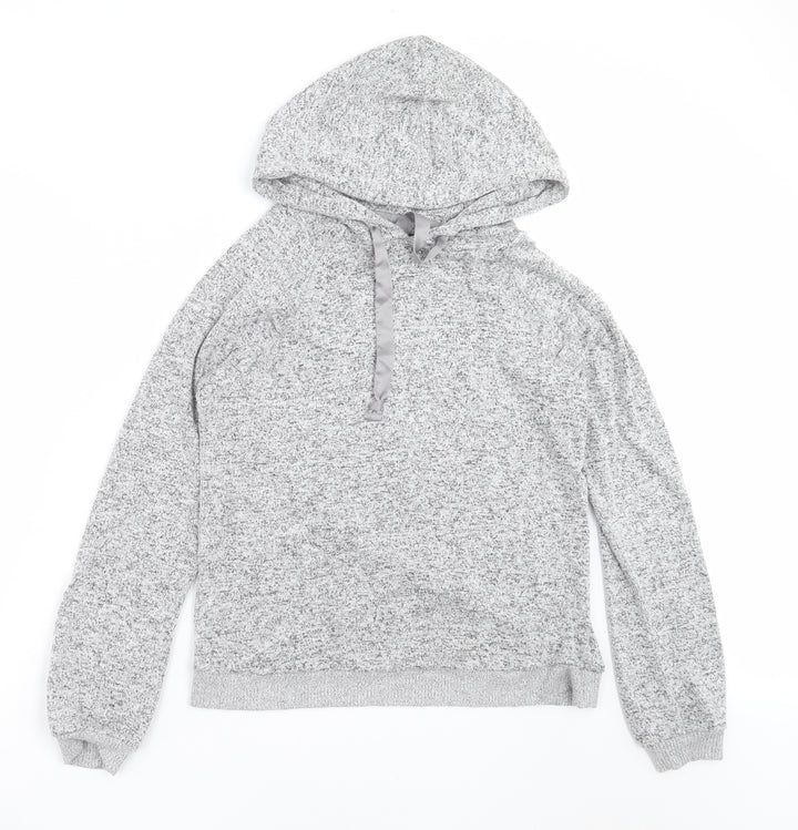 NEXT Womens Grey  Knit Pullover Hoodie Size S