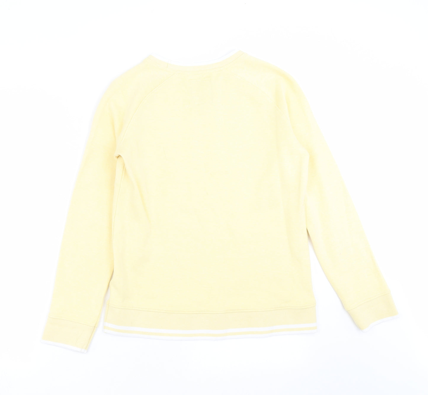Crew Clothing Womens Yellow   Pullover Sweatshirt Size 10