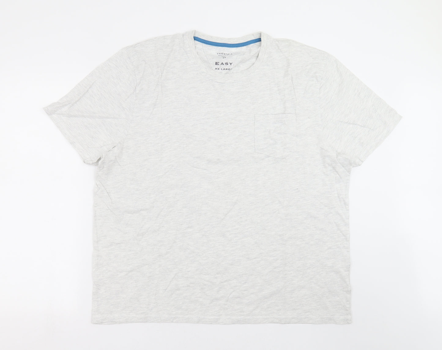 Easy Mens Grey    T-Shirt Size 2XL