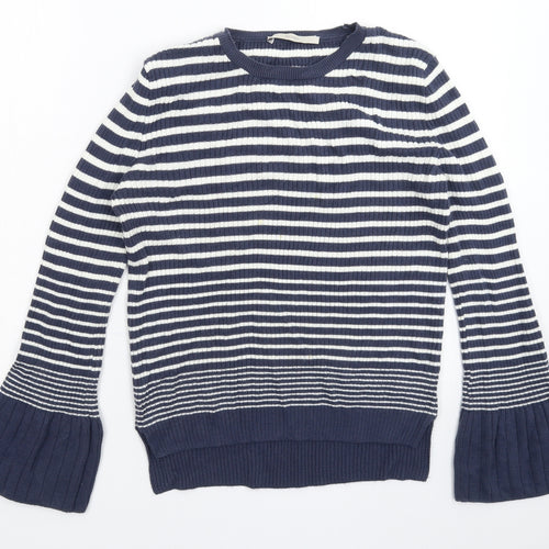 George Womens Multicoloured Striped Knit Pullover Jumper Size 16
