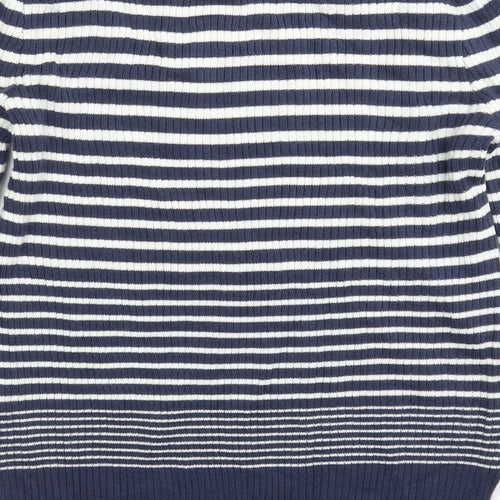 George Womens Multicoloured Striped Knit Pullover Jumper Size 16