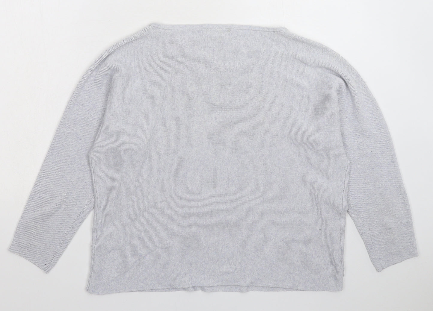 H&M Womens Grey  Knit Pullover Jumper Size S