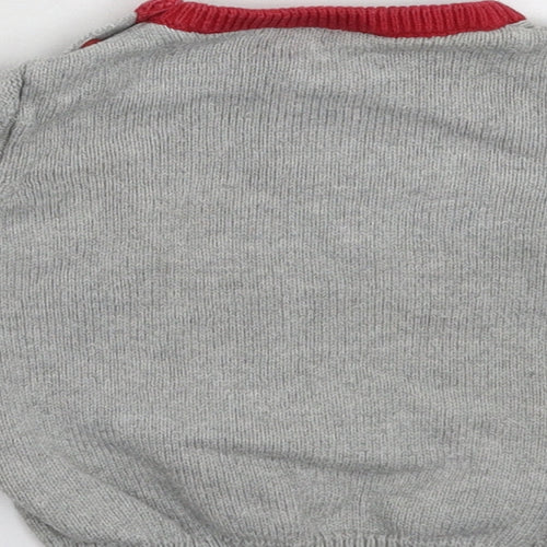 TU Baby Grey  Knit Pullover Jumper Size 3-6 Months