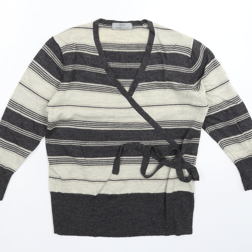 Marks and Spencer Womens Multicoloured Striped Knit Pullover Jumper Size 12