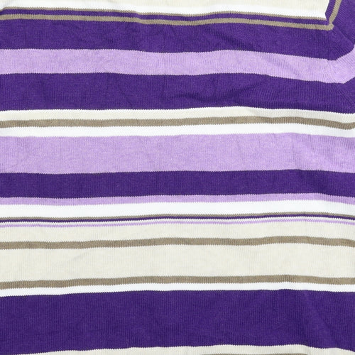 Gerry Weber Womens Multicoloured Striped Knit Pullover Jumper Size 18