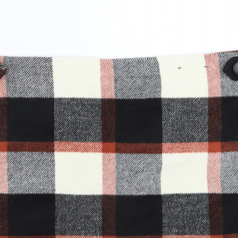 F&F Womens Multicoloured Check  Mini Skirt Size 22