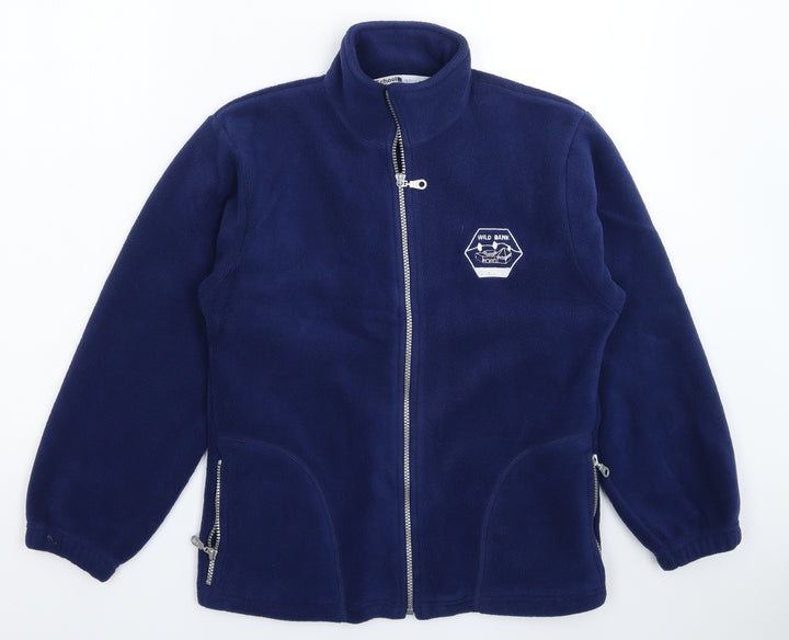 School Trends Boys Blue  Fleece Jacket  Size L