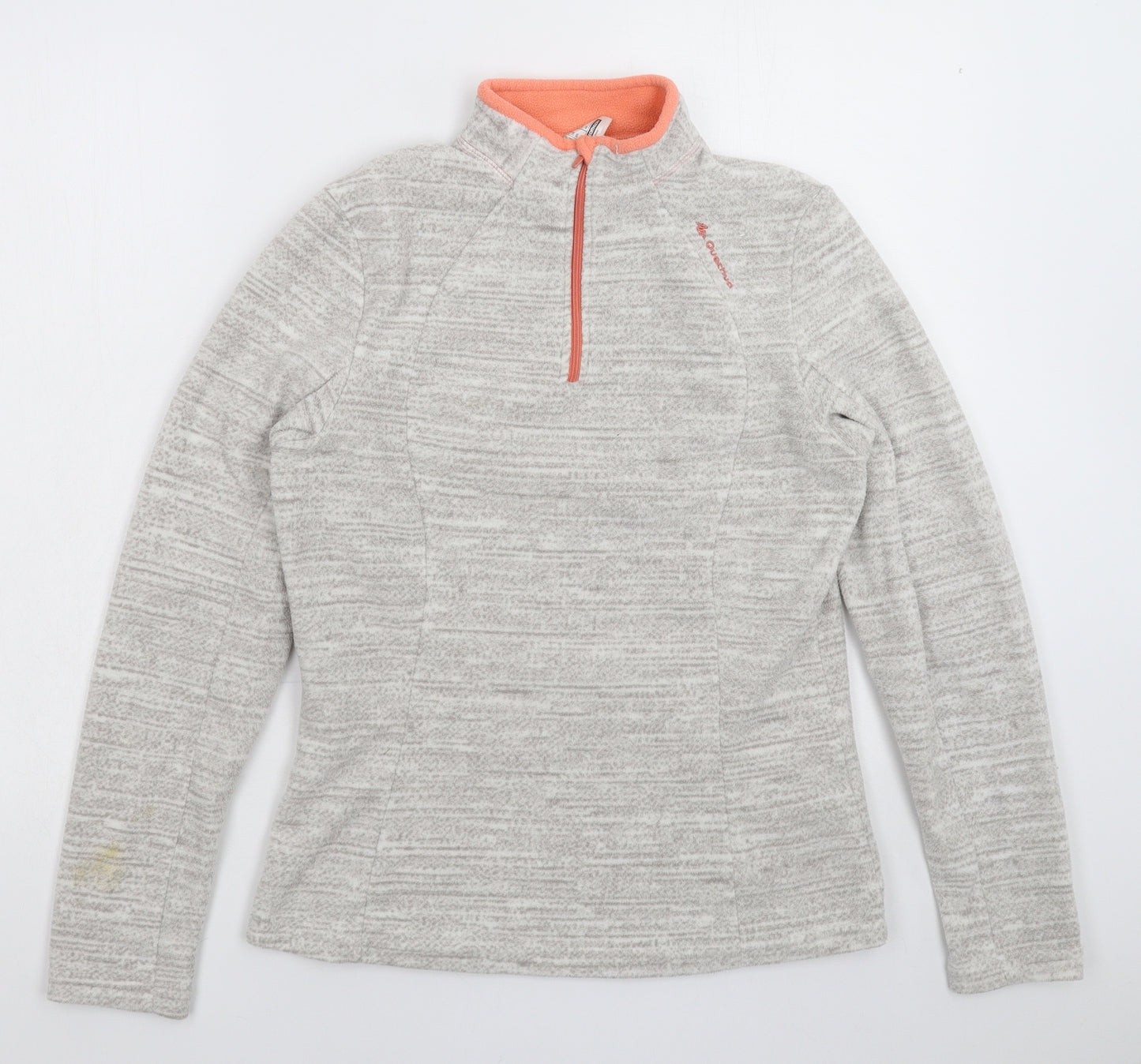 DECATHLON Womens Grey  Fleece Jacket  Size S