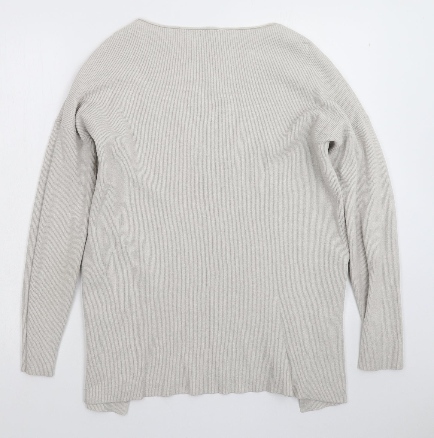 Zuppe Womens Grey  Knit Pullover Jumper Size L