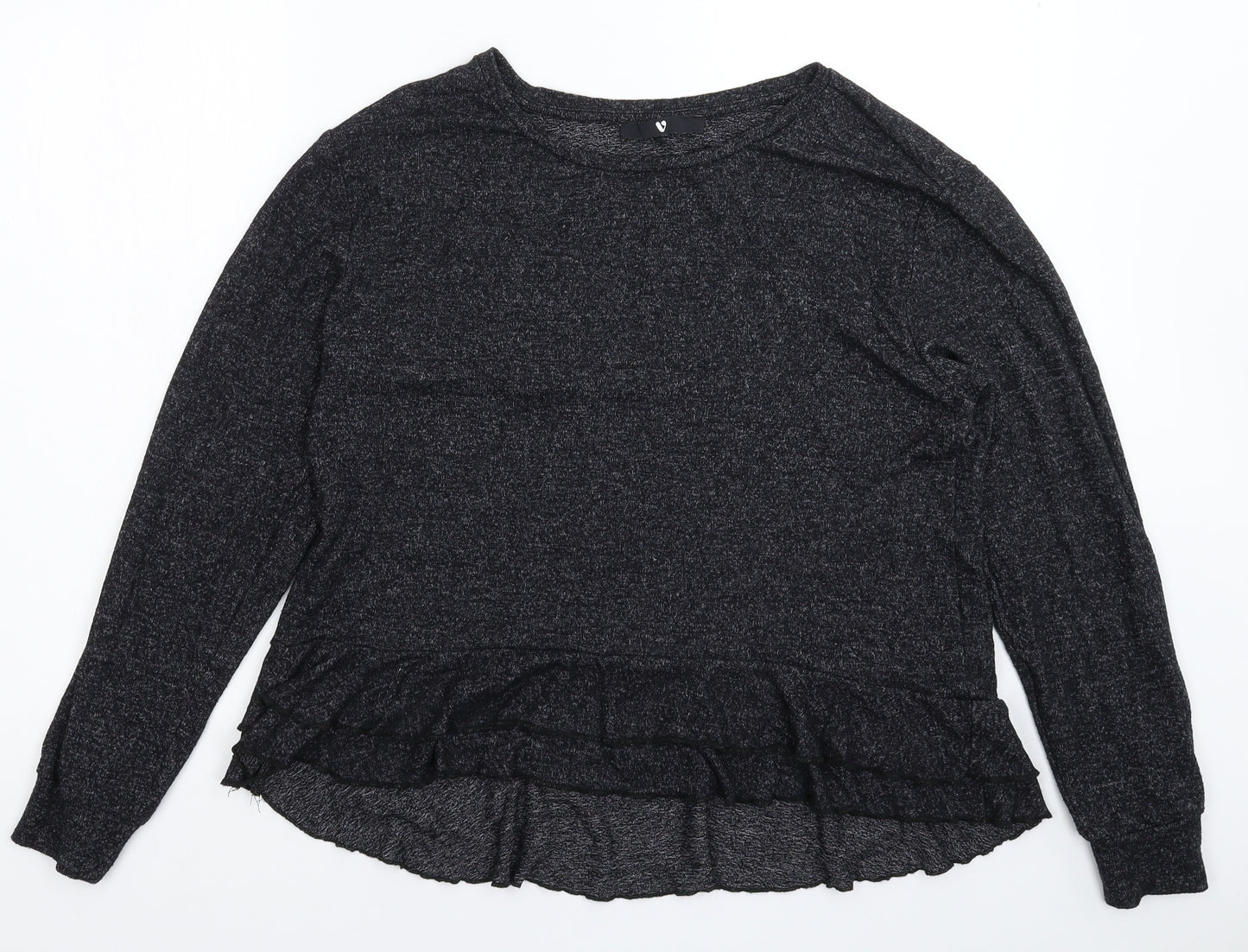 Very Womens Black  Knit Pullover Jumper Size 14