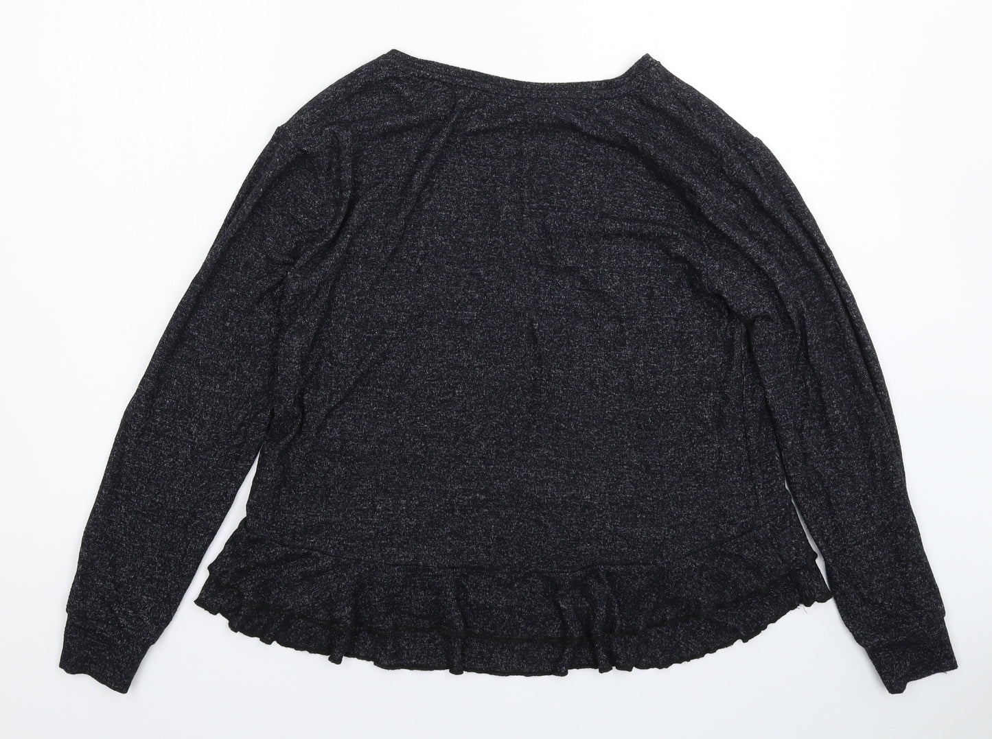 Very Womens Black  Knit Pullover Jumper Size 14