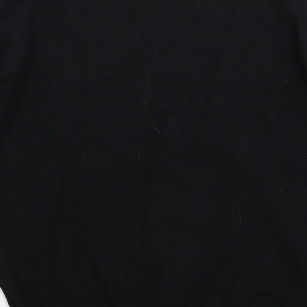 Laetitia Mem Womens Black  Knit Pullover Jumper Size M