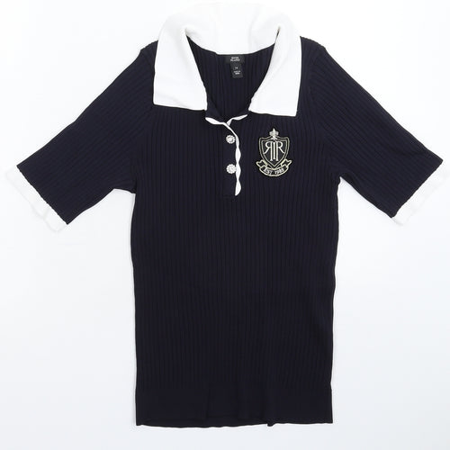 River Island Womens Blue   Pullover Jumper Size 14