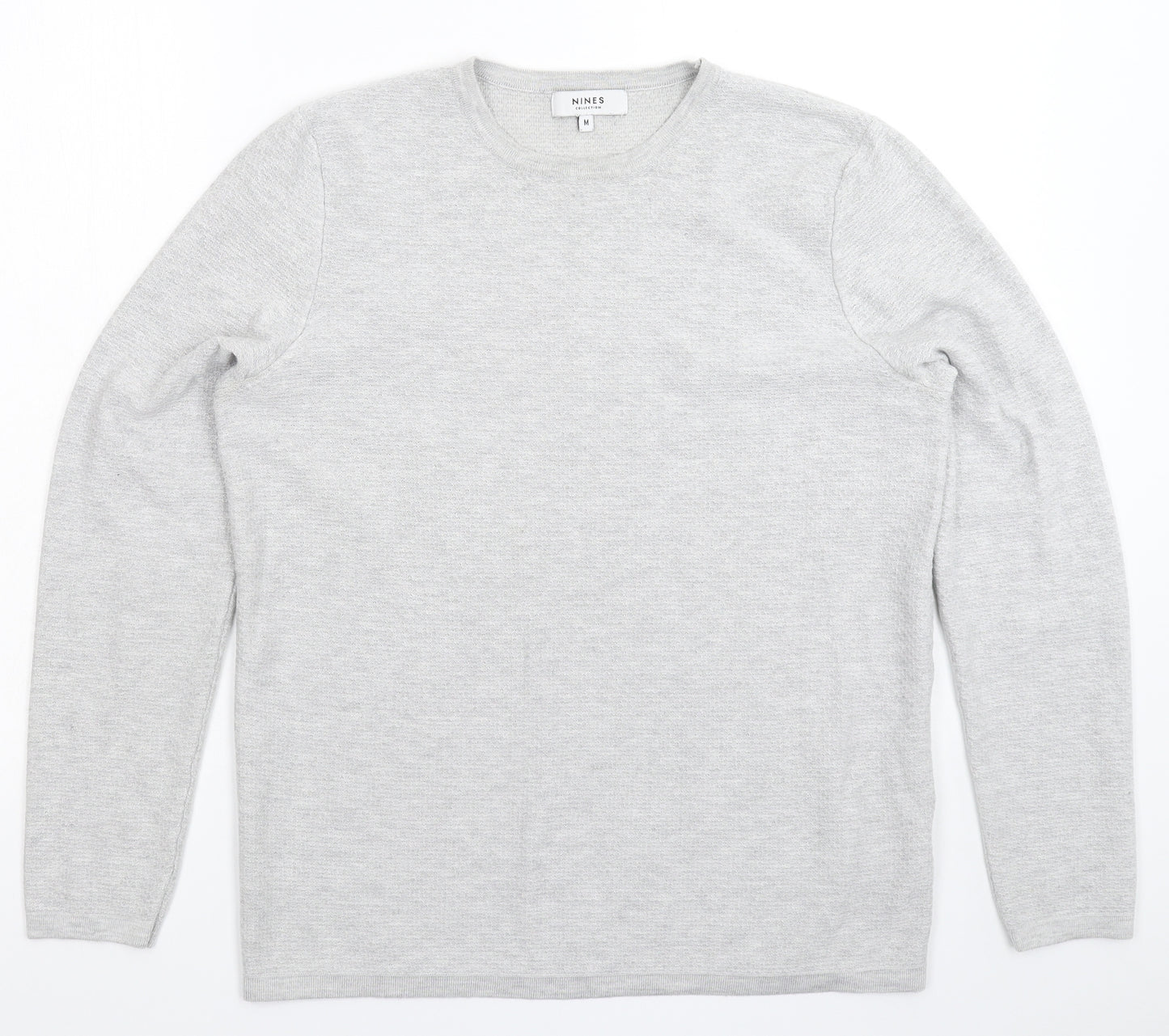 Nimes Mens Grey  Knit Pullover Jumper Size M