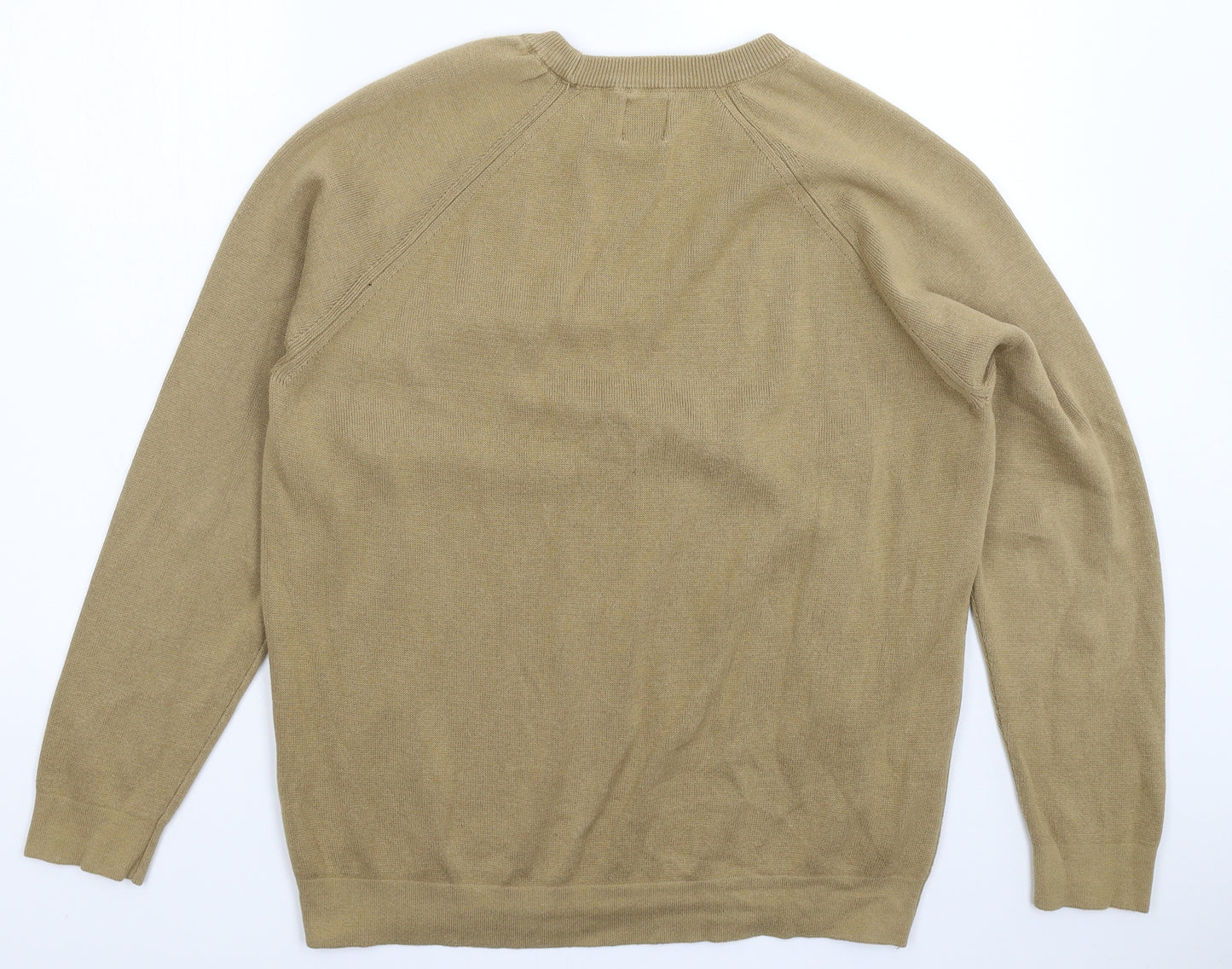 Zara Mens Grey  Knit Pullover Jumper Size M